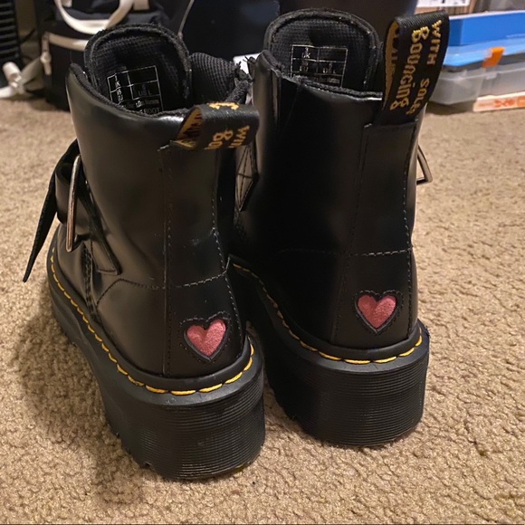Doc Marten x Lazy Oaf Heart Buckle Boot - Picture 7 of 11
